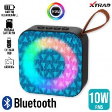 Caixa de Som Bluetooth 10W XDG191 Xtrad - Azul